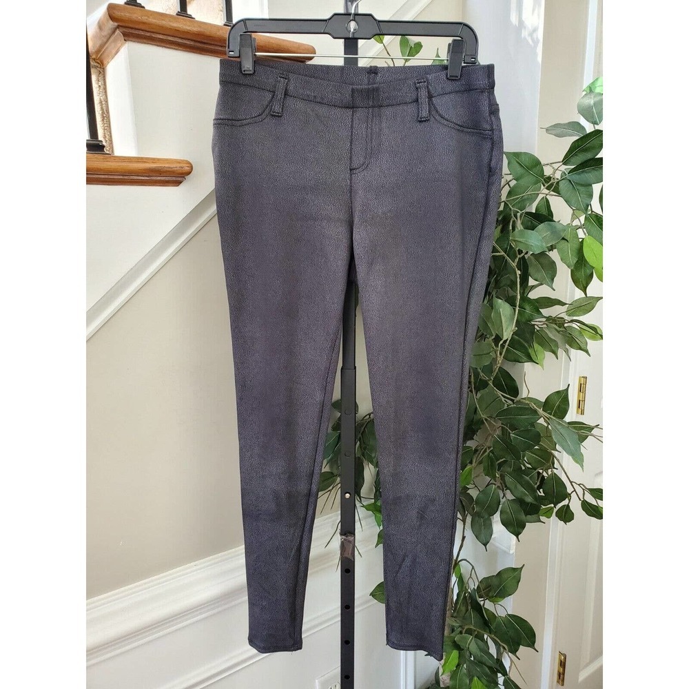Faded Glory Women Black Polyester Pull On Mid Rise Skinny Fit Casual Pant Size M